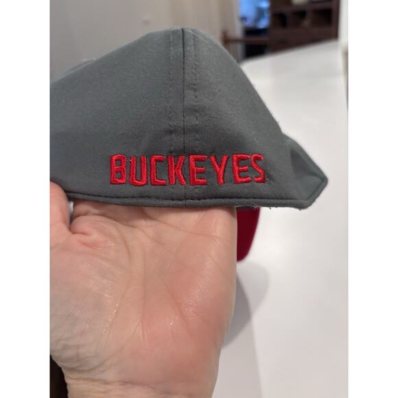 The Ohio State University Buckeyes Adjustable Hat Grey Lg/XL Official Gear - Picture 2 of 4